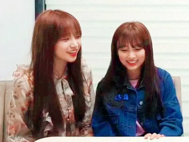 IZONE 矢吹奈子＆チョ・ユリ、既に仲良し