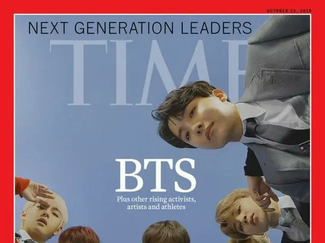 防弾少年団、米TIME誌の表紙に