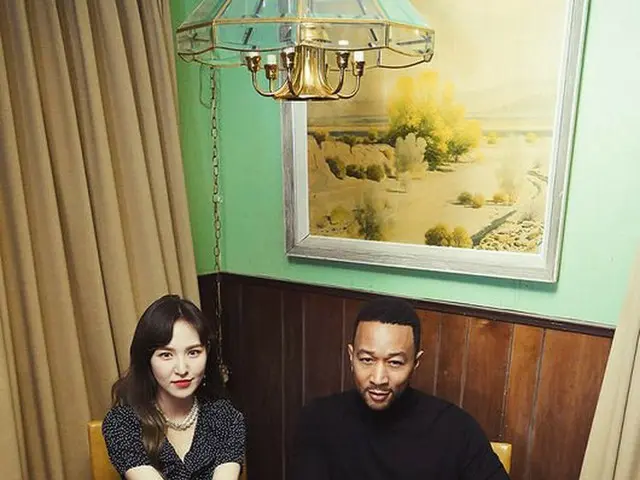 米国アーティストのジョン・レジェンド、Red Velvet ウェンディと電撃コラボレーション