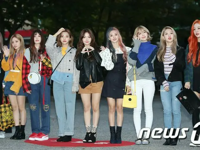 fromis_9、音楽放送「ミュージックバンク」リハーサル出勤中