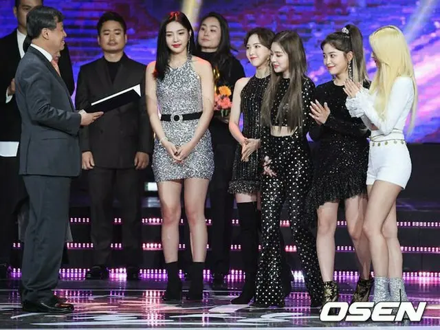 Red Velvet、2018大韓民国大衆文化芸術賞授賞式で文化体育観光部長官表彰を受賞