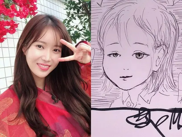 女優イム・スヒャン、WINNER ミノから貰ったという絵のプレゼントを公開。