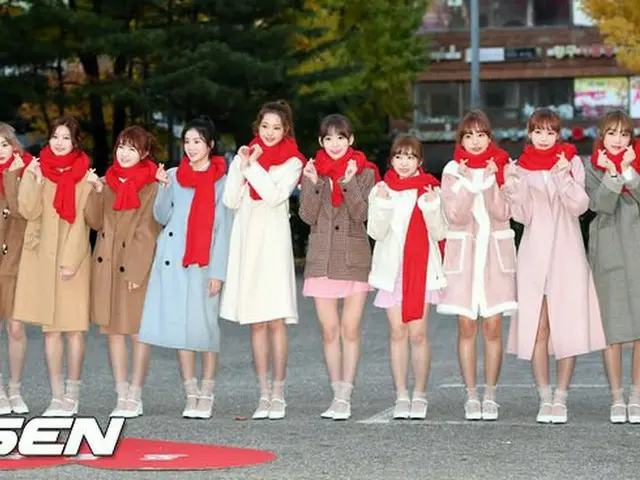 IZ*ONE、音楽放送「ミュージックバンク」リハーサル出勤中