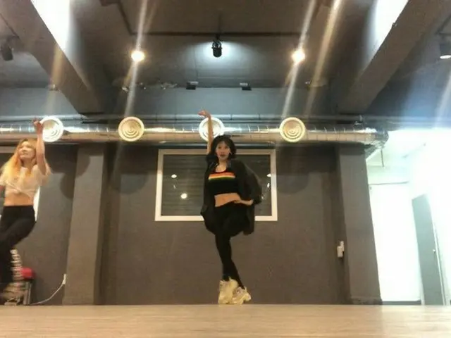 【g公式】4Minute 出身ヒョナ、練習中の動画を公開。