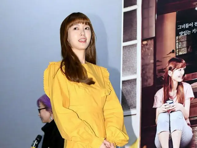 SHINHWA エリックの妻で女優のナ・ヘミ、映画「ハナ食堂」のマスコミ試写会に出席