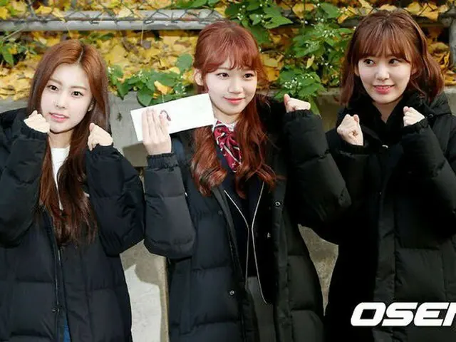 IZ*ONE キム・チェウォン、大学修学能力試験(韓国版のセンター試験)を受験中