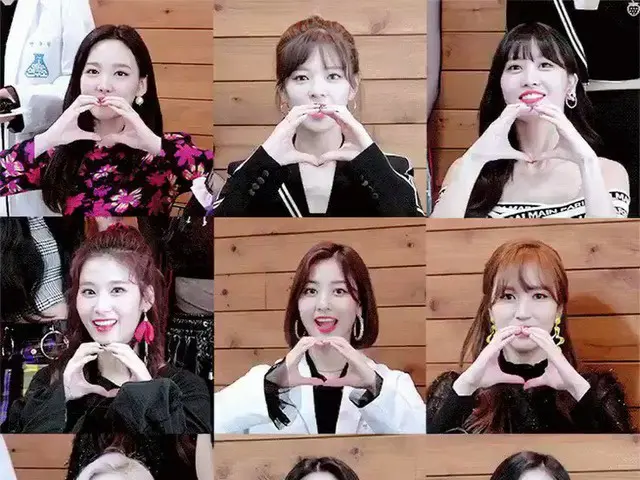 TWICE、「新型のハート」が韓国で話題