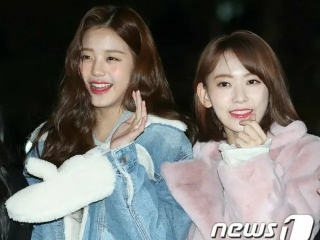 IZ*ONE チャン・ウォニョン＆宮脇咲良、ミュージックバンク出勤中