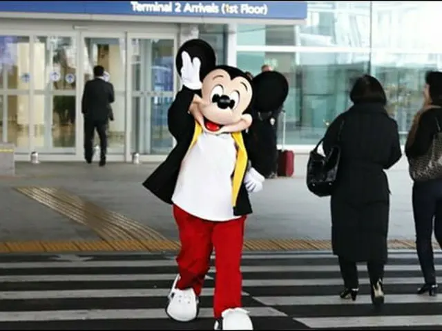 ミッキーマウス、韓国出張中