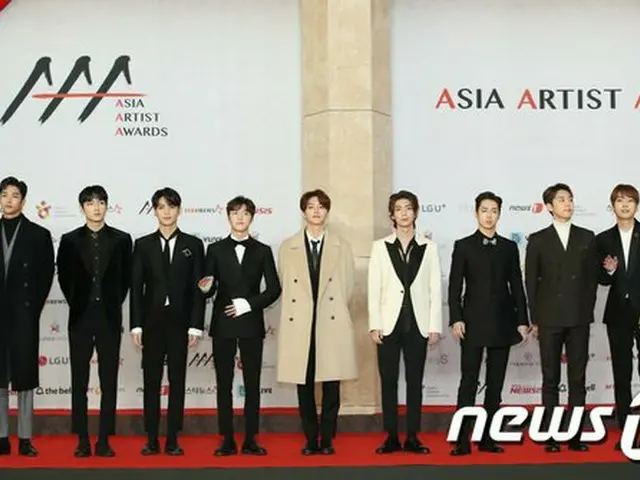 SF9、「2018 Asia Artist Awards」レッドカーペットに登場