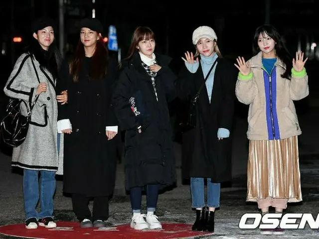 LABOUM、KBS「ミュージックバンク」リハーサル出勤完了
