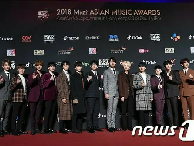 SEVENTEEN、「2018 MAMA PREMIERE in HONG KONG」レッドカーペット
