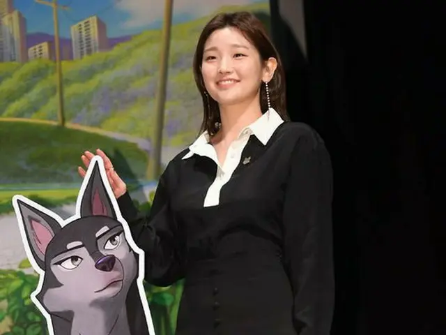 女優パク・ソダム、アニメーション映画「アンダードッグ」制作報告会に出席。