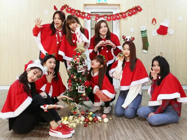 、、【t公式】gugudan、仲良しのクリスマスギフト🎁 ●2018.12.24。