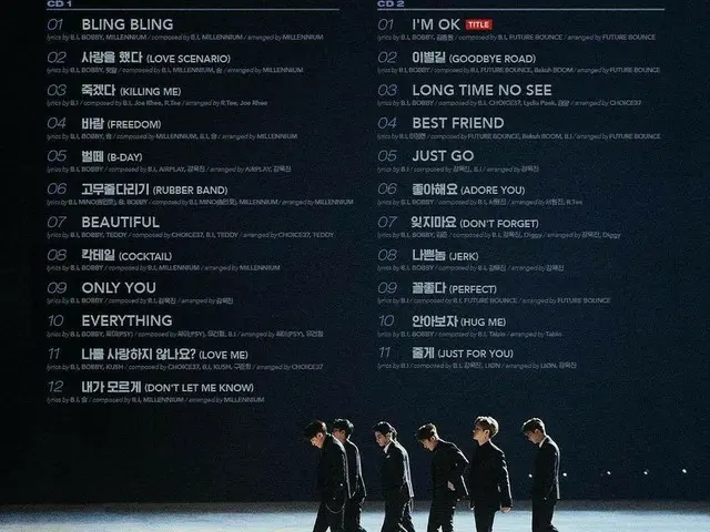 【G公式】iKON、「NEWKIDS REPACKAGE」のトラックリストを公開。