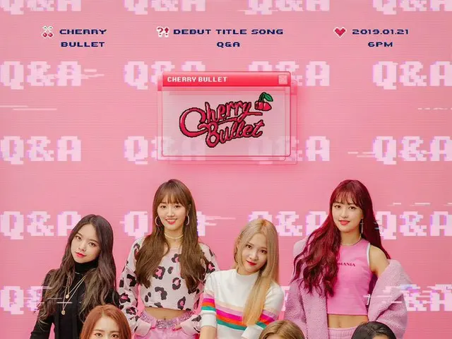 、、【d公式fnc】Cherry Bullet、高画質のポスターLoading Ver。