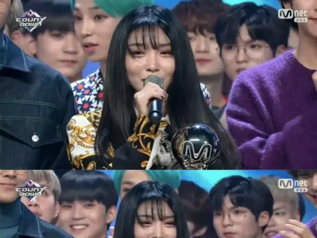チョンハ、「M COUNTDOWN」で1位