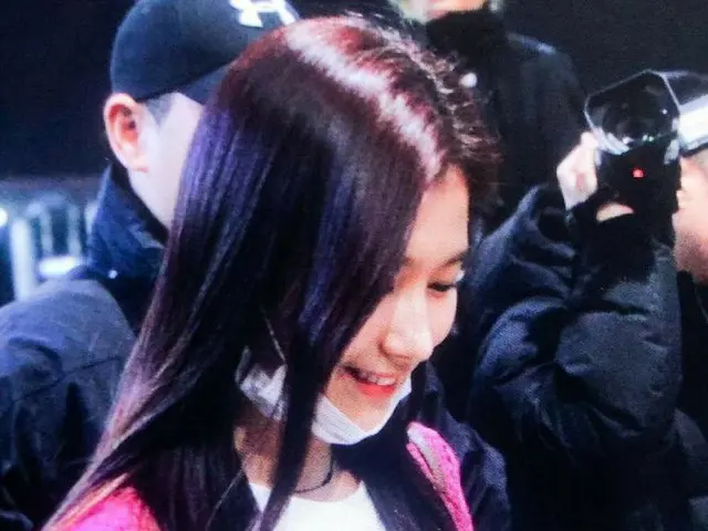 TWICE サナ、韓国入国