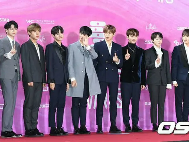 Wanna One、「第28回ハイワン ソウル歌謡大賞」レッドカーペットに登場