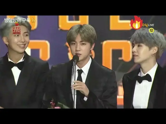 防弾少年団、今夜の受賞スピーチ
