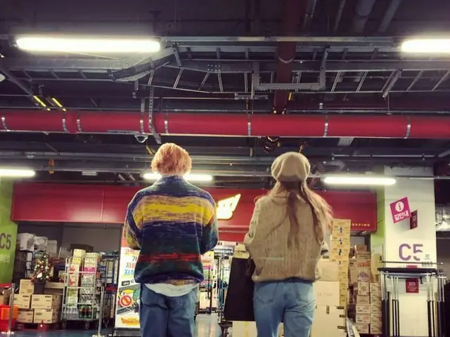 、、【g公式】4MINUTE_出身ヒョナ、2ショットを公開。