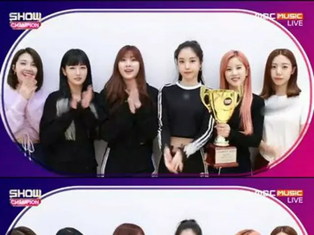 Apink、MBC MUSIC「Show Champion」で1位