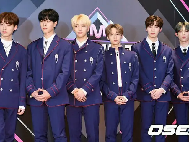 ONEUS、Mnet「M COUNTDOWN」生放送前のフォトウォールに出席