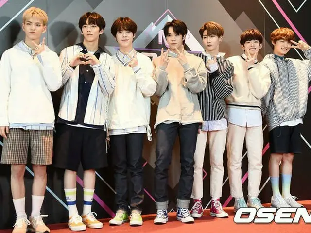 VERIVERY、Mnet「M COUNTDOWN」生放送前のフォトウォールに出席