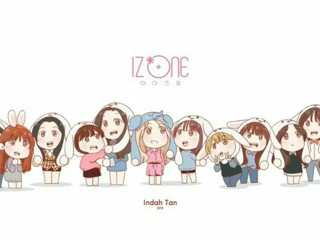 IZ*ONE のファンアート
