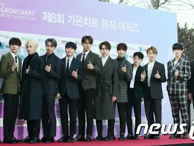 SEVENTEEN、「8th GAONCHART MUSIC AWARDS」レッドカーペットに登場