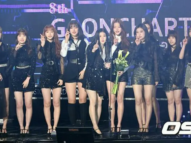 IZ*ONE 、「8th GAONCHART MUSIC AWARDS」アルバム部門新人賞を受賞