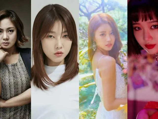 女性お笑い芸人パク・ナレ, LOVELYZ ミジュ,モデルのハン・ヘジン,Weki Meki チェ・ユジョン、JTBCビューティーバラエティ「My MadBea