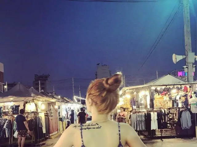 、、【g公式】4MINUTE_出身ヒョナ、タイを旅行中。