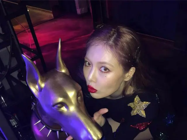 、、【g公式】4MINUTE_出身ヒョナ、SNS更新。