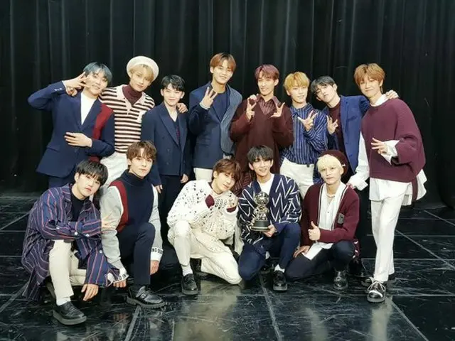 SEVENTEEN、KBS「ミュージックバンク」でも3週連続1位で10冠達成