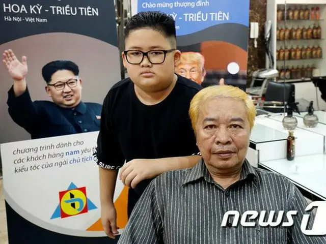 ベトナムの理髪店でトランプ大統領と金正恩(キム・ジョンウン)国務委員長の髪型が無料に