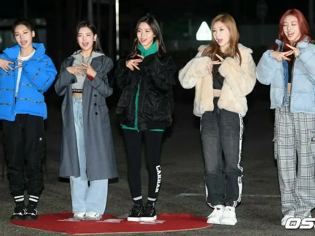 ITZY、ミュージックバンク出勤中