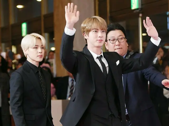 防弾少年団 JIMIN&JIN、「第6回イーデイリー文化大賞」レッドカーペットイベントに出席