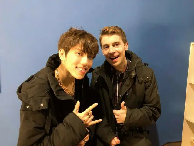 【T公式】INFINITE、[ #INFINITE]ケイポップ専門コラムリスト #ジェフベンジャミンさんがINFINITE米国公演以来、久しぶりに#ドンウと会い