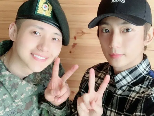 B1A4 シヌゥ、今日(7日)新兵教育隊で行われた修了式に出席