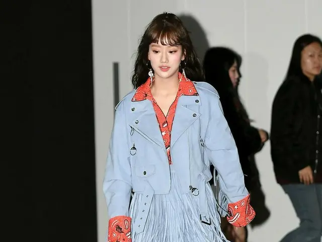 APRIL ナウン、「2019 F/Wソウルファッションウィーク」・カイファッションショーに出席