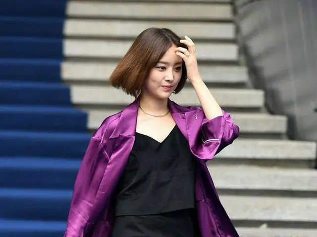 Secret ジウン、「2017 F/W HERAソウルファッションウィーク」出席。