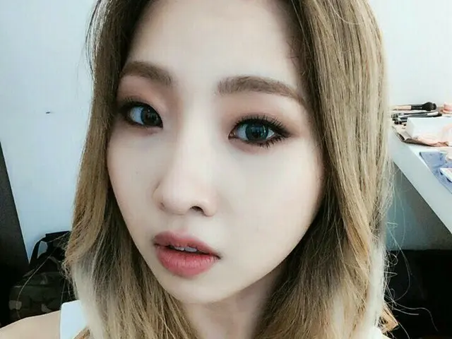 2NE1 出身 Minzy、本日の音楽放送「THE SHOW」出演準備中。