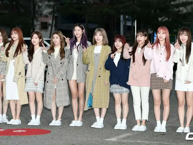 IZ*ONE、「ミュージックバンク」出勤完了