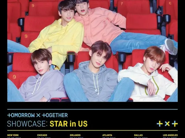 TXT、デビュー2ヶ月で米ショーケースへ