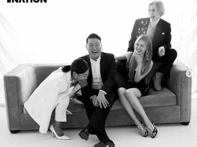 事務所「P NATION」所属PSY・Jessi・ヒョナ ・イドン、ファミリー写真を公開。