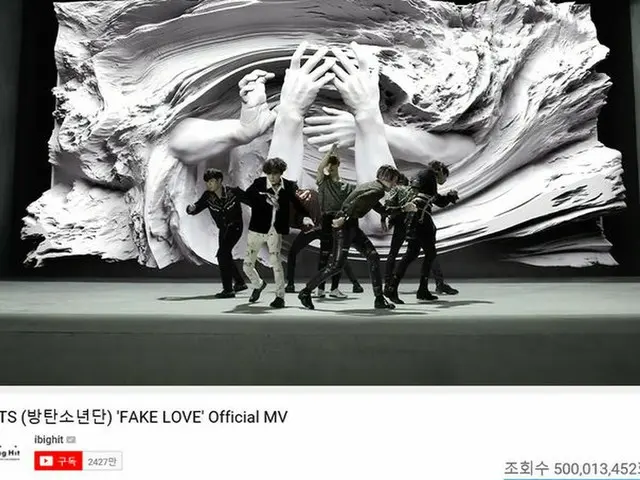 防弾少年団、「DNA」MVが7億ビューを、「FAKE LOVE」が5億ビューを突破