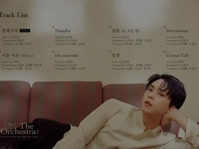 【T公式】Highlight SON DONGWOON、 THE FIRST MINI ALBUM [Act 1：The Orchestra] TRACKLIS