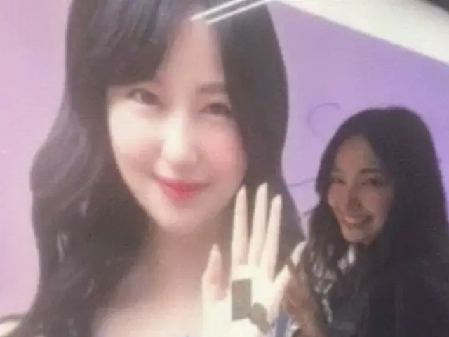 PRODUCE 48 出身NMB48村瀬紗英、韓国でファンのプレゼント「地下鉄広告」と記念写真