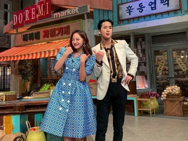 【G公式】VIXX Ravi、「驚くべき土曜日」で共演したgugudanセジョンとの2ショットを公開